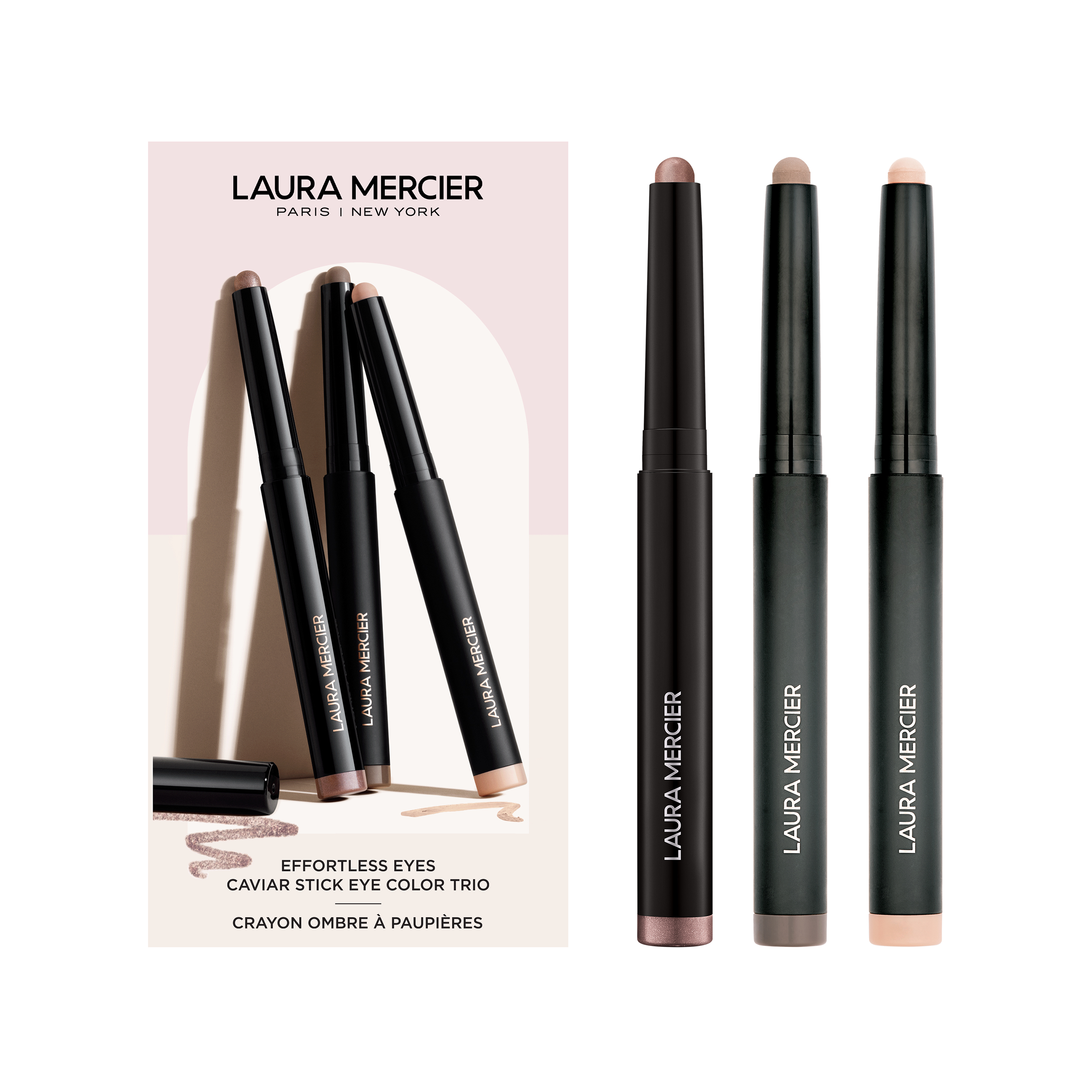 Effortless Eyes Caviar Stick Eye Shadow Trio